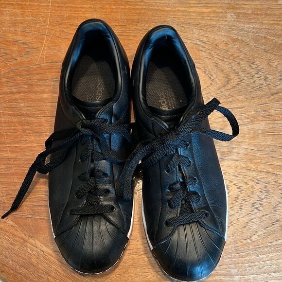 Adidas Shoes Originals Womens Superstar black with gold - Picture 9 of 14